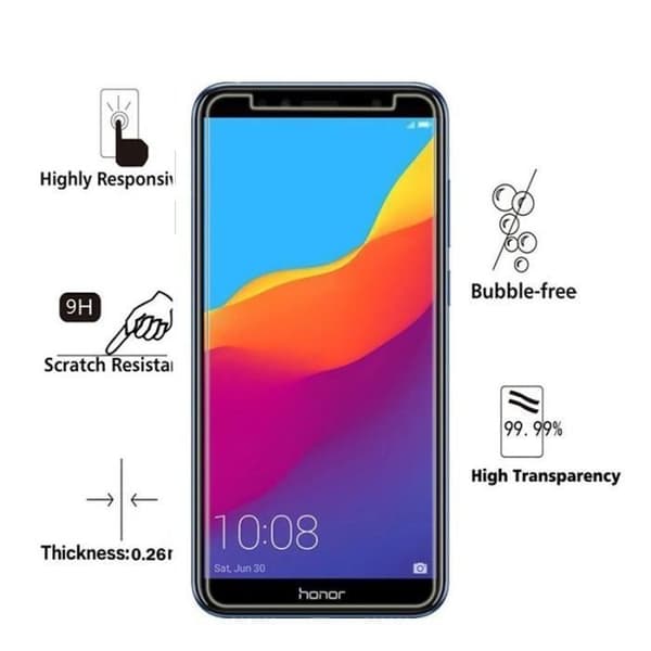 Verre Temperat Huawei Y5 2018 - [Pack 3] Film Glas Skyddsskärm Ultra Resistenta [Phonillico®]