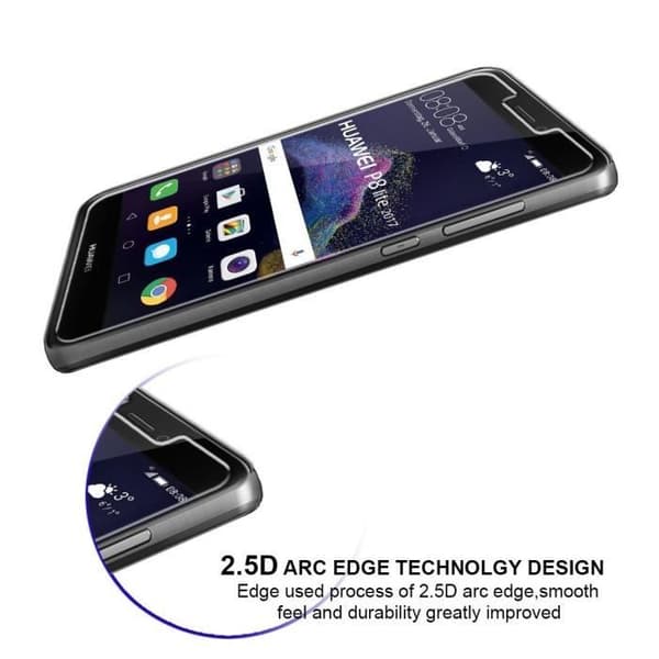 Verkalskydd för Huawei P8 LITE 2017 - [Pack 3] Ultra Resistent Skärmskyddsfilm [Phonillico®]