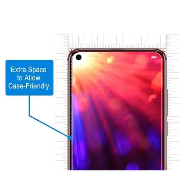 Härdat glas - Phonillico® - Huawei HONOR VIEW 20 - Ultra Resistenta - Skärm skydd - Paket 1