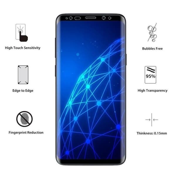 Skydd film - Phonillico® - Samsung Galaxy S9 PLUS - Paket med 2 - Premium plast - Ultra tunn