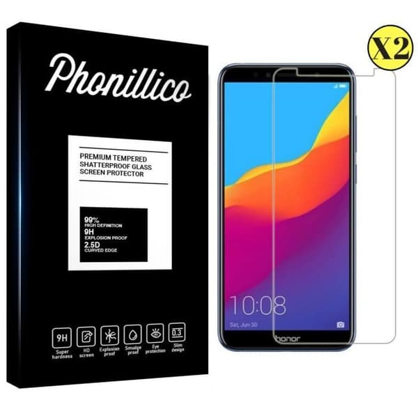 Skärmskydd - Phonillico® - Huawei HONOR 7S - Pack om 2 - Ultra hållbar - Repfria