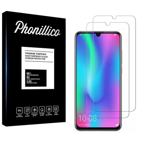 Skärmskydd - Phonillico® - Huawei P SMART 2019 - Paket med 2 - Ultra hållbar - Repälsande