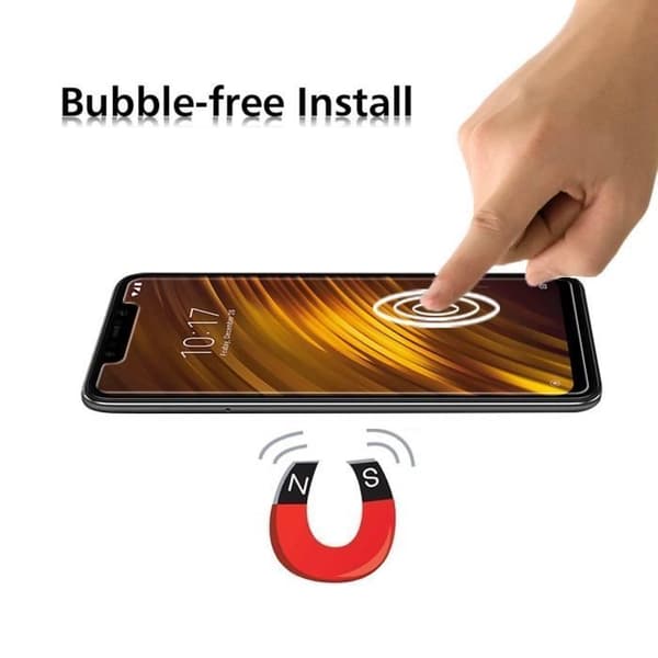 Film Skydd för Skärm - Phonillico® - Xiaomi POCOPHONE F1 - Härdat Glas - Ultra Resistent - Rep Resistant