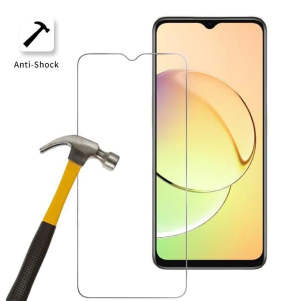 Filmm för skydd av skärm - Phonillico - Realme 10 5G - Paket med 2 - Repellerande - Transparent
