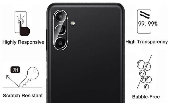 Skyddskamera - Phonillico® - Samsung Galaxy A15 4G/5G - Pack av 2 - Härdat Glas - Repbeständig