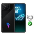 Miniatyrbild 2 av 5: Skyddande Film - Phonillico® - Asus Rog Phone 8 - Pack om 2 - Härdat Glas - Repföres Resistant