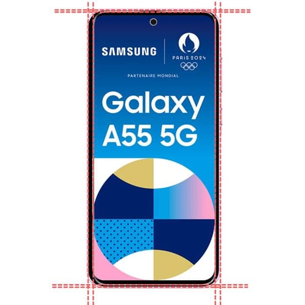Härdat Glas för Samsung Galaxy A55 5G [Pack 2] Skärmskyddsfilm Phonillico®