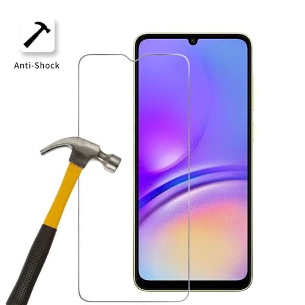 Skärmskydd - Phonillico - Samsung Galaxy A05 - Paket med 4 - Härdat glas - Ridskyddande