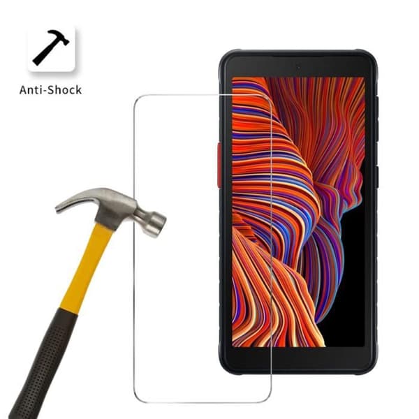 Härdat glas - Phonillico - Samsung Galaxy XCover 5 - Paket med 2 - Repellerant - Transparent