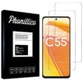 Miniatyrbild 1 av 5: Härdat Glas för Realme C55 4G [Pack 2] Skärmskyddsfilm Phonillico®