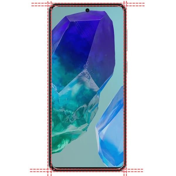 Film Härdat Glas - Phonillico - Samsung Galaxy M55 5G - Pack om 2 - Skärmskydd - Repåtålig