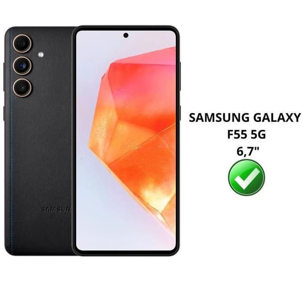 Härdat Glas för Samsung Galaxy F55 5G [Pack 4] Skärmskyddsfilm Phonillico