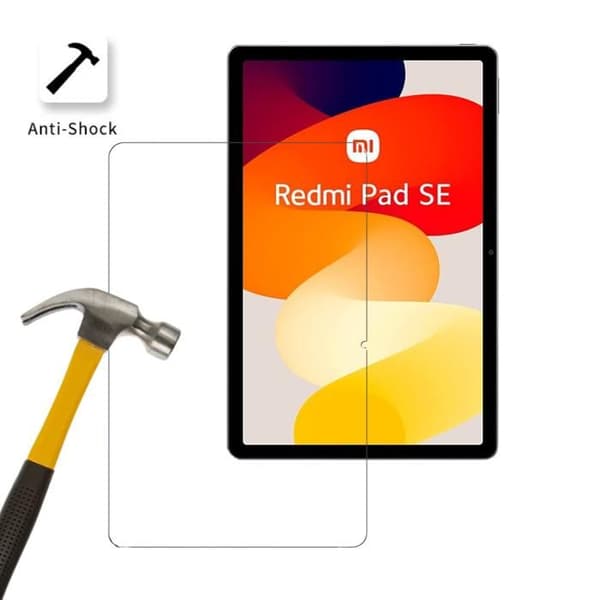 Skärmskydd för pekskärmstablett kompatibel med Xiaomi Redmi Pad SE [Pack 2] Härdat glas