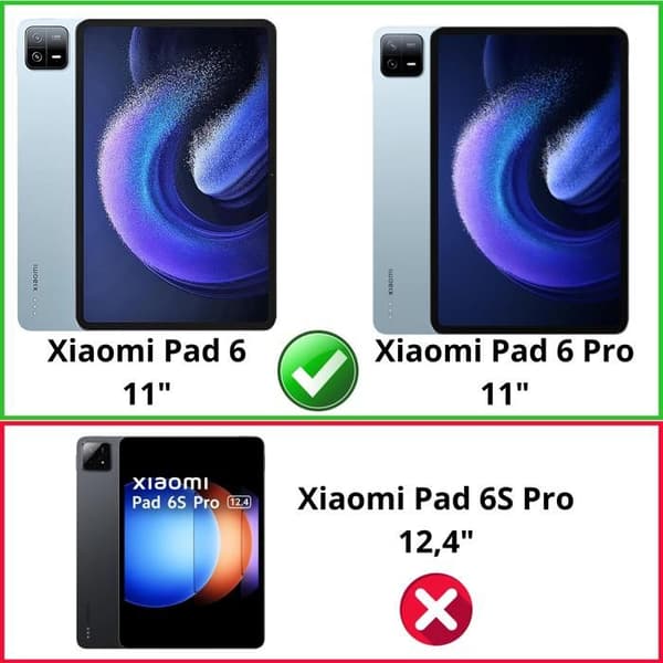Skärmskydd - Xiaomi - Pad 6 / Pad 6 Pro - Härdat glas - Rep tåligt - Pack om 2