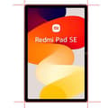 Miniatyrbild 4 av 6: Skydd film - Xiaomi - Redmi Pad SE - Mjuk silikonplånbok - 2 Härdat glas - Transparent