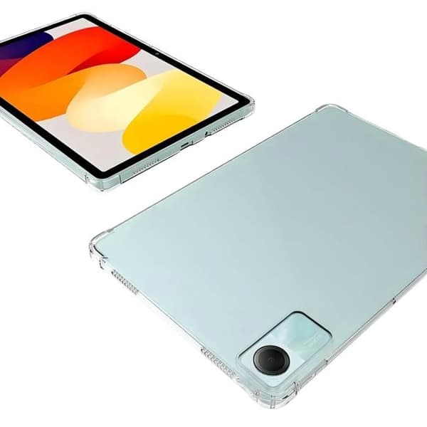 Skydd film - Xiaomi - Redmi Pad SE - Mjuk silikonplånbok - 2 Härdat glas - Transparent