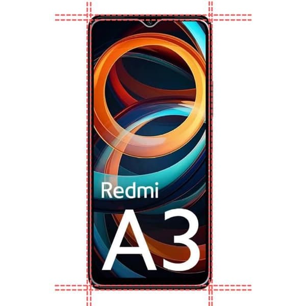 Film av härdat glas för Xiaomi Redmi A3 [Pack 2] Skyddsglas Telefon Phonillico®