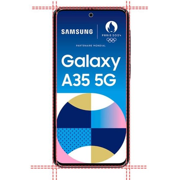 Film avskärmad glas för Samsung Galaxy A35 5G [Pack 4] Skärmskydd Phonillico®