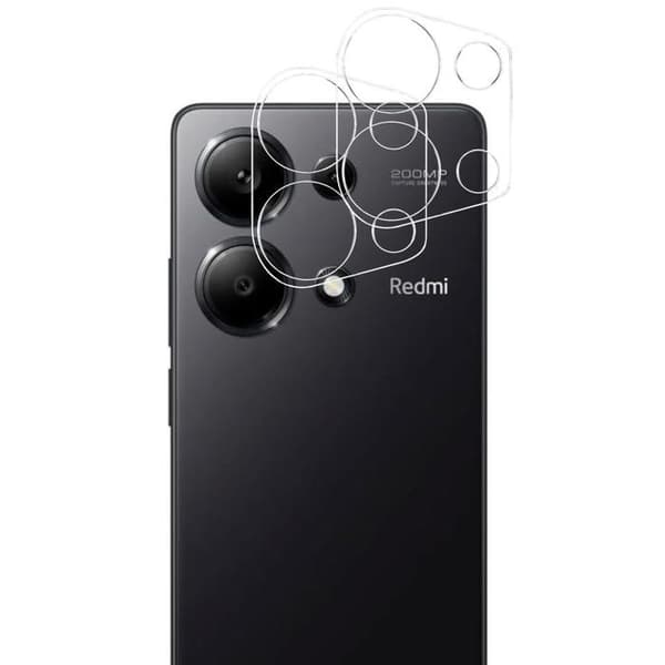 Skyddsglas för Xiaomi Redmi Note 13 Pro 4G [2-pack] Härdat Glas Kamera Bakre Film Skydd Phonillico®