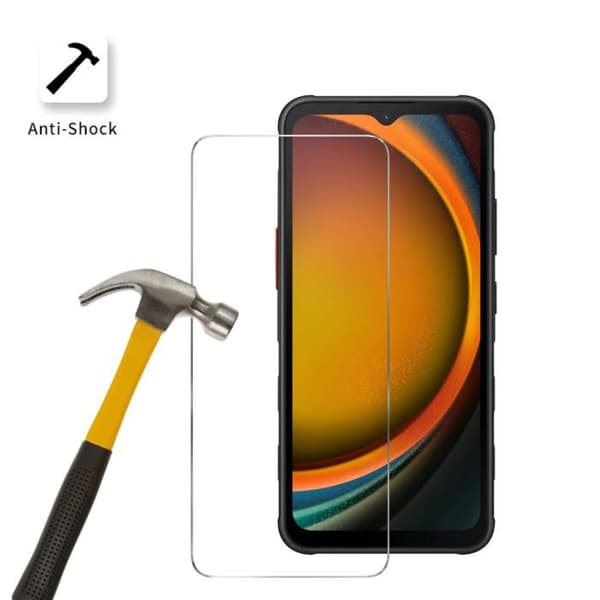 Skydd film - Phonillico® - Samsung Galaxy XCover 7 - Paket med 4 - Härdat glas - Repbeständig