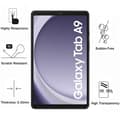 Miniatyrbild 3 av 5: Härdat Glas - Phonillico - Samsung Galaxy Tab A9 2023 - Pack om 2 - Repellerande - 8,7 tum