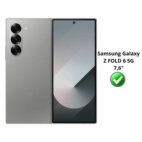 Skyddfilm - Phonillico - Samsung Z FOLD 6 - 2-pack - Härdat Glas - Kamera Skydd