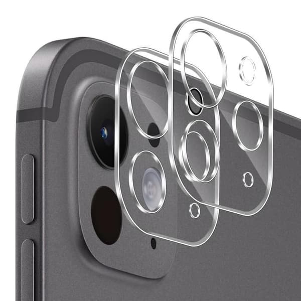 Skydd för iPad Pro 2024 - Phonillico - Paket med 2 - Härdat glas - Skydd för bakre kamera - Transparent
