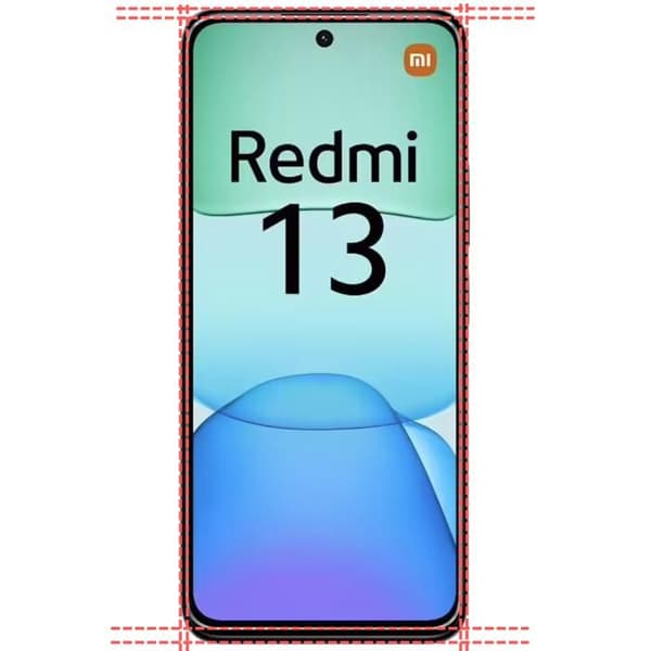 Film skydd för skärm - Phonillico - Xiaomi Redmi 13 - Paket med 4 - Härdat Glas - Ridsäkert