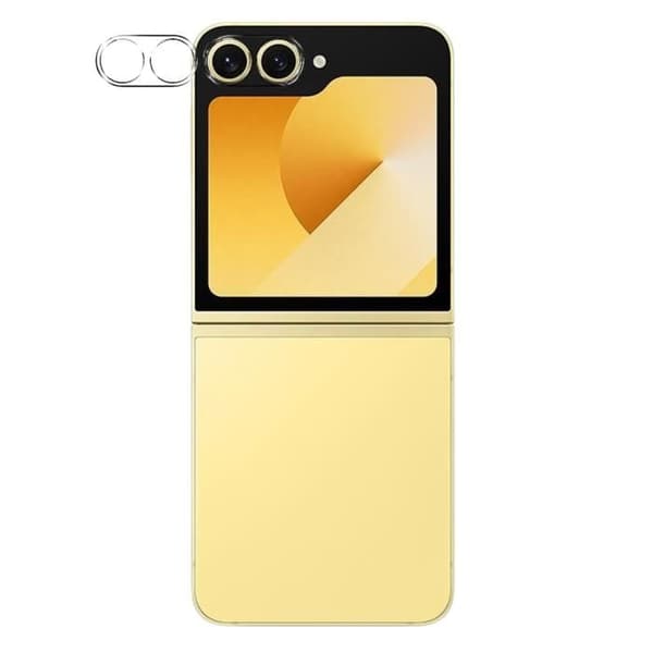 Skärmskydd - Phonillico® - Samsung Galaxy Z FLIP 6 - Härdat glas - Paket med 2 - Repbeständigt