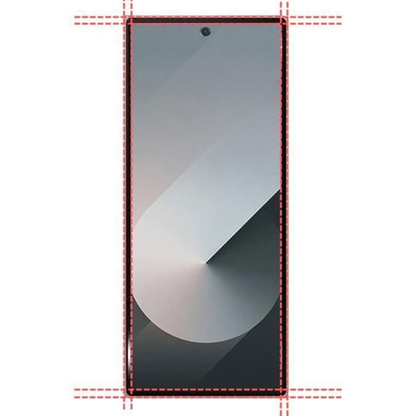 Förstärkt Glas för Samsung Galaxy Z FOLD 6 [Pack 2] Skyddsfilm för Skärm Phonillico®