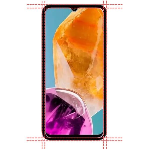 Skärmskydd - Phonillico - Samsung Galaxy M15 5G - Paket med 2 - Härdat glas - Transparent
