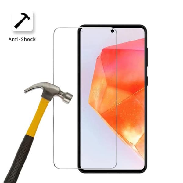 Skyddande film - Phonillico - Samsung Galaxy C55 5G - Paket med 4 - Härdat glas - Rep resistant