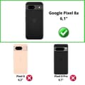 Miniatyrbild 2 av 5: Skärmskydd - Phonillico - Google Pixel 8a - Paketering om 4 - Härdat glas - Repbeständigt