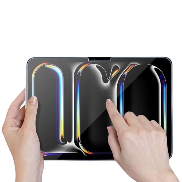 Härdat Glas - Phonillico - iPad Pro 2024 11 tum - Pack av 2 - Riptålig - Wipes ingår