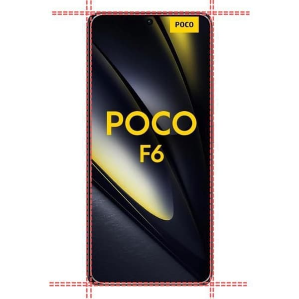 Filmmaterial för skärmskydd - Phonillico - Xiaomi Poco F6 5G - Pack med 2 - Härdat glas - Repbeständig