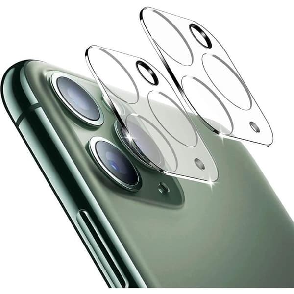 Förpackning med 2 Stötsäkra Kameraskydd i Glas för Apple iPhone 11 PRO - 11 PRO MAX - Skydd för Kameralinse [Phonillico®]