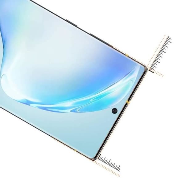 Härdat Glas för Samsung Galaxy Note 10 - Heltäckande Skärmskydd Ultra Motståndskraftig [Phonillico®]