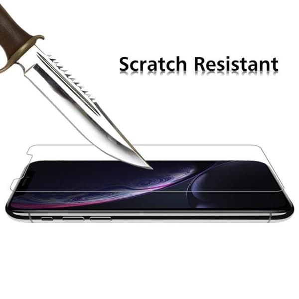 Verkapslat Glas [Kompatibel med Apple iPhone XR] [Pack 2] Ultra Resistenta Skärmskydd Film [Phonillico®]