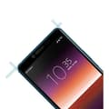 Miniatyrbild 2 av 4: Härdat Glas för Sony Xperia 10 II [Pack 2] Transparent Film Svart Kant Skärmskydd Phonillico®