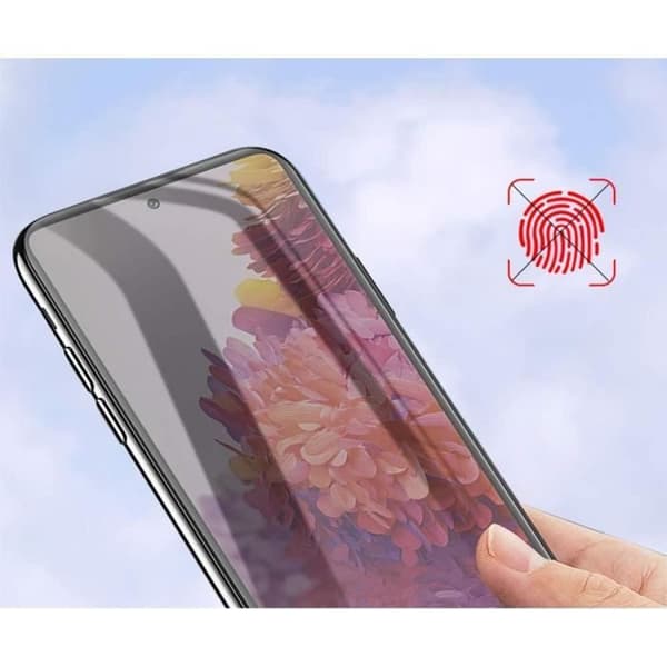 Skyddsnfilm - Phonillico - Samsung S20 FE - Förpackning 2 - Svart - Antispion - Rep resistant