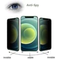 Miniatyrbild 3 av 3: Skyddsfilm - Phonillico® - iPhone 12 PRO MAX - Paket 2 - Svart - Antispion