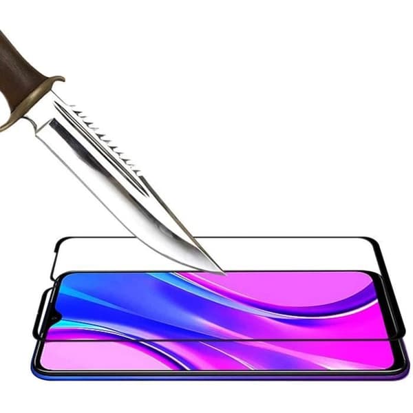 Härdat glas - Phonillico® - Xiaomi REDMI 9/9A/9C NFC - 2-pack - Transparent - Svart kant