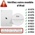 Miniatyrbild 2 av 2: Skyddsfilmer - Phonillico - Kompatibel med Apple iPad AIR 1/2 - Repellerande av repor - Paket med 2