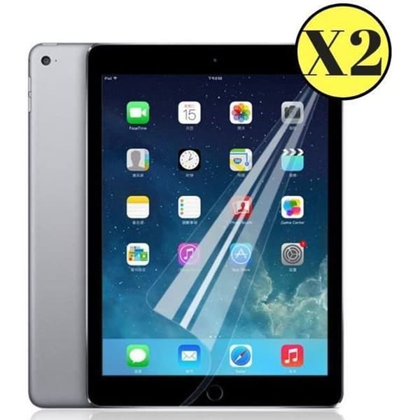 Skyddsfilmer - Phonillico - Kompatibel med Apple iPad AIR 1/2 - Repellerande av repor - Paket med 2