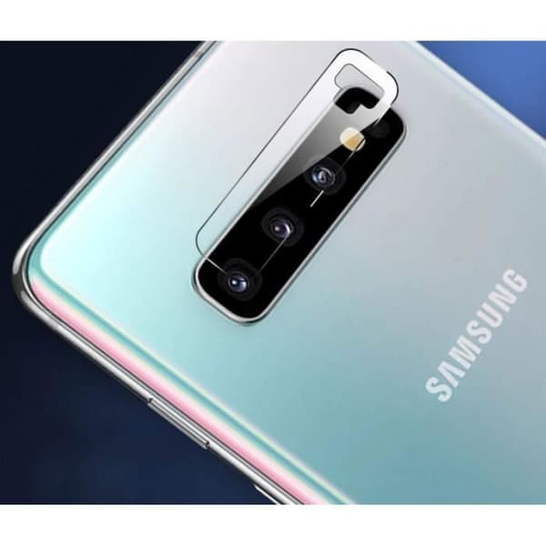 Paket med 4 härdade glas för kameraskydd till Samsung Galaxy S10 PLUS - Skyddande film för bakre kameralinse