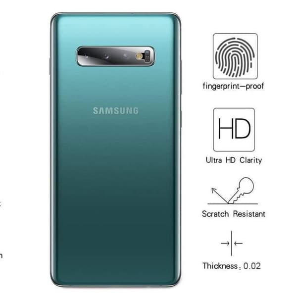 Paket med 4 härdade glas för kameraskydd till Samsung Galaxy S10 PLUS - Skyddande film för bakre kameralinse