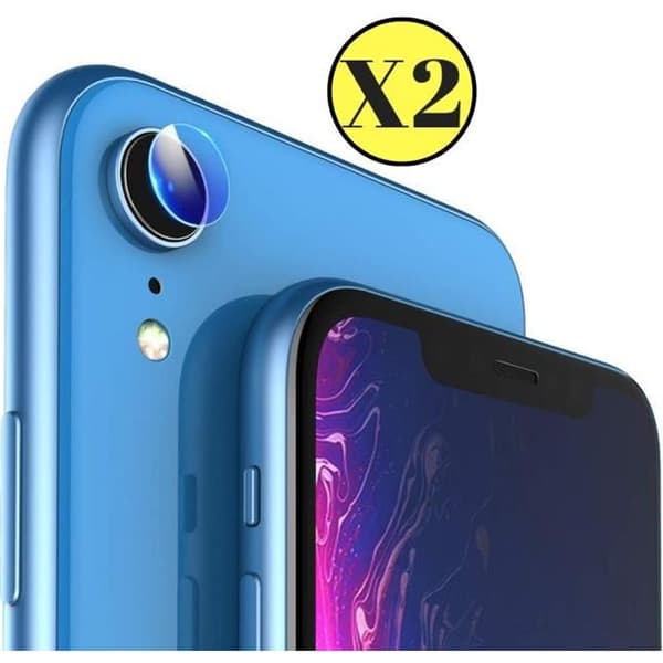 Paket med 2 Härdat Glas Skydd för Kamera för Apple iPhone XR - Skyddsfilm för Lins Kamera Bakåt