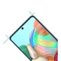 Miniatyrbild 3 av 3: Härdat Glas - Phonillico® - Samsung Galaxy A71 - Pack om 2 - Svart Kantskydd - Repbeständig