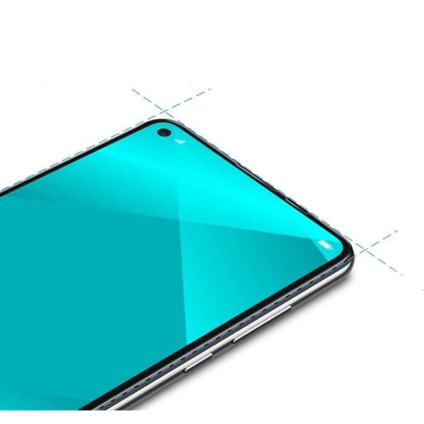 Skydd-film - Phonillico® - Huawei P40 LITE - Pack 2 - Härdat glas - Svart kant