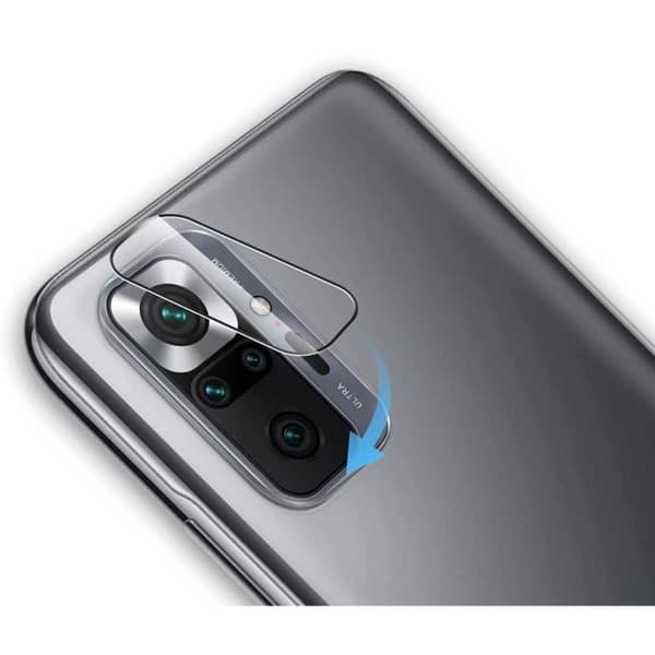 Skyddande Transparent Kamera för Xiaomi REDMI NOTE 10 4G [Pack med 2] Härdat glas Lins Bakre Kamera Film Phonillico®
